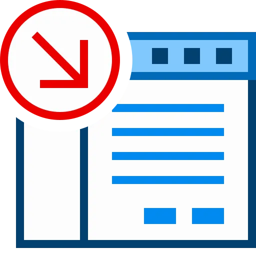application-arrow-down-right